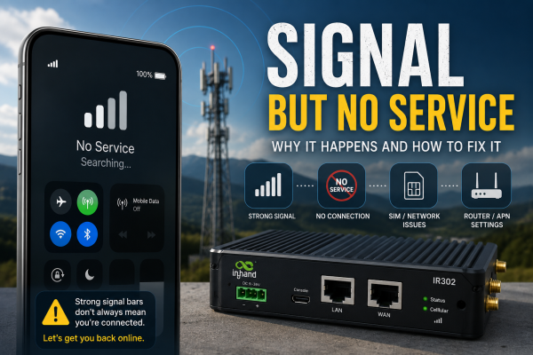 Signal but no service iot and m2m connectivity guide